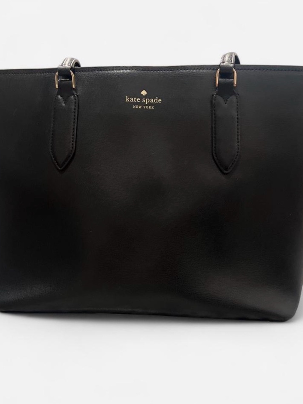 Vera Bradley Black Tote with Gold Accents